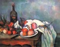 Nature morte aux oignons rouges Paul Cézanne
